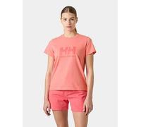 Helly Hansen Womens Hh Logo T-Shirt, Coral, Size M, Women Coral
