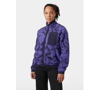 Helly Hansen Imperial Printed Pile Snap Full Zip Fleece Purple M Woman