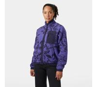 Helly Hansen Imperial Printed Pile Snap Full Zip Fleece Purple XL Women