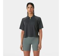 Helly Hansen Women's Inshore Zip Crop Polo Grey XL