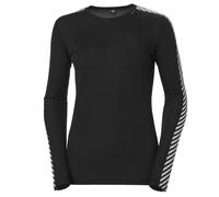 Helly Hansen Lifa Crew Long Sleeve Base Layer Black M Women
