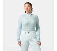 Helly Hansen Women's Lifa Merino Midweight Graphic 1/2 Zip Base Layer Blue M
