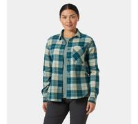 Helly Hansen Women's Lokka Organic Flannel Shirt Green XS