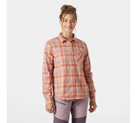 Helly Hansen Women's Lokka Organic Flannel Shirt Orange S