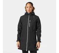 Helly Hansen Women's Long Belfast 3/4 Length Rain Jacket Black XS