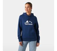 Helly Hansen Women's Nord Graphic Soft Pullover Hoodie Blue XS
