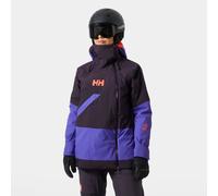 Helly Hansen Women's Powchaser Asymmetric Ski Jacket Purple XS