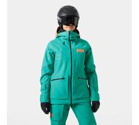 Helly Hansen Women's Powderqueen 3.0 Durable Ski Jacket Green XS