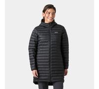 Helly Hansen Women's Sirdal Long Hooded Insulated Jacket - Black/Ebony - M