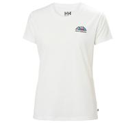 Helly Hansen - Women's Skog Graphic Tee - T-shirt size S, white