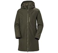 Helly Hansen Women's Standard Long Belfast Winter Waterproof Windproof Breathable Jacket, 431 Utility Green, X-Small