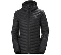 Helly Hansen Womens Verglas Hooded Down Hybrid Insulator Jacket, 991 Black, Medium