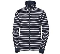 Helly Hansen Women's W Crew Fleece Jacket, Navy Stripe, S