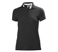 Helly Hansen Women's W Crewline Polo, Ebony, M