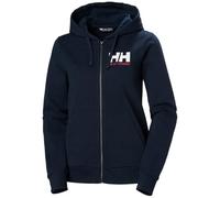 Helly Hansen Womens W HH Logo Full Zip Hoodie 2.0 - Navy, L