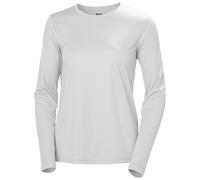 Helly Hansen Women's W HH Tech Crew Ls 2.0, Grey Fog, L