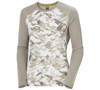 Helly Hansen Womens W LIFA Active Graphic Crew, Terrazzo Mountain Camo, XS