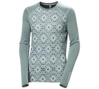 Helly Hansen Women's W Lifa Merino Midw Gra Crew, Cactus Star, S