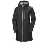 Helly Hansen Women's Long Belfast 3/4 Length Rain Jacket Grey XS