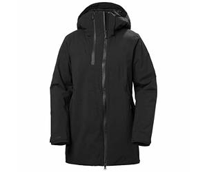 Helly Hansen Women's W Nora Long Insulated Ins Jacket, BLACK, XL UK