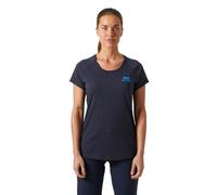 Helly Hansen Nord Graphic Drop Short Sleeve T-shirt blue-grey Women - M
