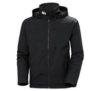 Helly Hansen Womens's Crew Hooded Midlayer Jacket 2.0, Black, XL