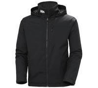 Helly Hansen Womens's Crew Hooded Midlayer Jacket 2.0, Black, XL