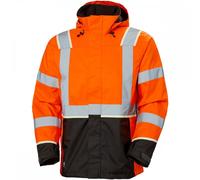 Helly Hansen Workwear 71185 UC-ME Shell Jacket Hi Vis Orange/Ebony 5XL 5XL