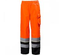 Helly Hansen Workwear 71187 UC-ME Shell Pant Class 2 Hi Vis Orange/Ebo L