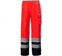 Helly Hansen Workwear 71187 UC-ME Shell Pant Class 2 Hi Vis Red/Ebony 5XL