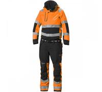 Helly Hansen Workwear 71695 Alna 2.0 Shell Suit Orange/Ebony Waist: 36 36" 32.5"