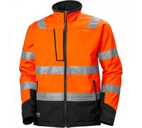 Helly Hansen Workwear 74095 Alna 2.0 Softshell Jacket Orange/Ebony XS XS