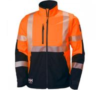Helly Hansen Workwear 74272 ICU Softshell Jacket Orange/Ebony M Colour M