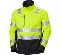 Helly Hansen Workwear 77249 Fyre Jacket Hi Vis Yellow/Ebony 3XL Chest 3XL