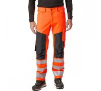 Helly Hansen Workwear 77421 Alna 2.0 Hi Vis Work Trousers Class 2 Oran 37.5" 33"