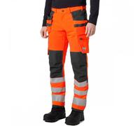 Helly Hansen Workwear 77428 Alna 4X Construction Trouser Class 2 Orang 37" 30"