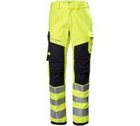 Helly Hansen Workwear 77451 Fyre Work Trousers Class 2 Hi Vis Yellow/E 45.5" 34.5"