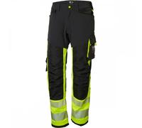 Helly Hansen Workwear 77471 ICU Construction Pant Class 1 Yellow/Ebony 38" 33"