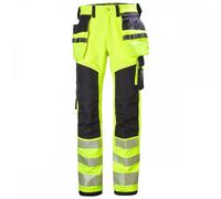 Helly Hansen Workwear 77472 ICU Construction Pant Class 2 Yellow/Ebony 36" 32.5"