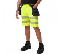 Helly Hansen Workwear 77503 ICU Construction Shorts Yellow/Ebony Waist 33"