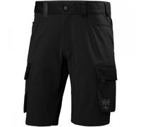 Helly Hansen Workwear 77508 Oxford 4X Cargo Shorts Black Waist: 48.5&q 48.5"