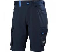 Helly Hansen Workwear 77508 Oxford 4X Cargo Shorts Navy/Ebony Waist: 3 33"