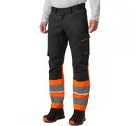 Helly Hansen Workwear 77513 UC-ME Work Trousers Class 1 Hi Vis Orange/ 37.5" 33"