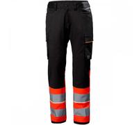 Helly Hansen Workwear 77515 UC-ME Cargo Trousers Class 1 Hi Vis Red/Eb 31.5" 31.5"
