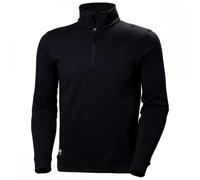 Helly Hansen Workwear 79210 Manchester Half Zip Sweatshirt Black/Black XL