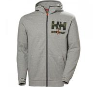 Helly Hansen Workwear 79243 Kensington Zip Hoodie Grey Melange Camo Si 2XL