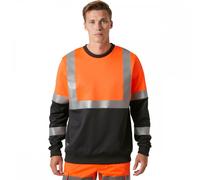 Helly Hansen Workwear 79256 Addvis Sweatshirt Class 1 Orange/Ebony XL XL
