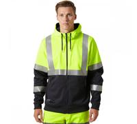 Helly Hansen Workwear 79259 Addvis Zip Hoodie Class 1 Yellow/Ebony XS XS