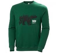 Helly Hansen Workwear 79263 Logo Sweatshirt Green S Size: S, Colour: G S