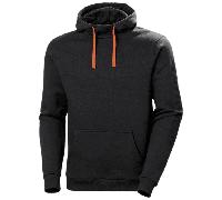 Helly Hansen Workwear 79264 Logo Hoodie Black Melange M Size: M, Colou M